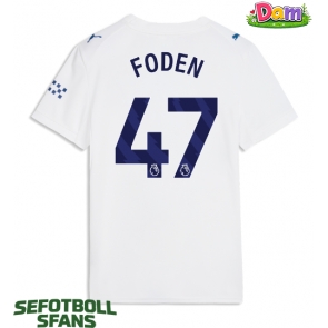 Manchester City Phil Foden #47 Tredje Tröja Kvinnor 2026-27 Kortärmad